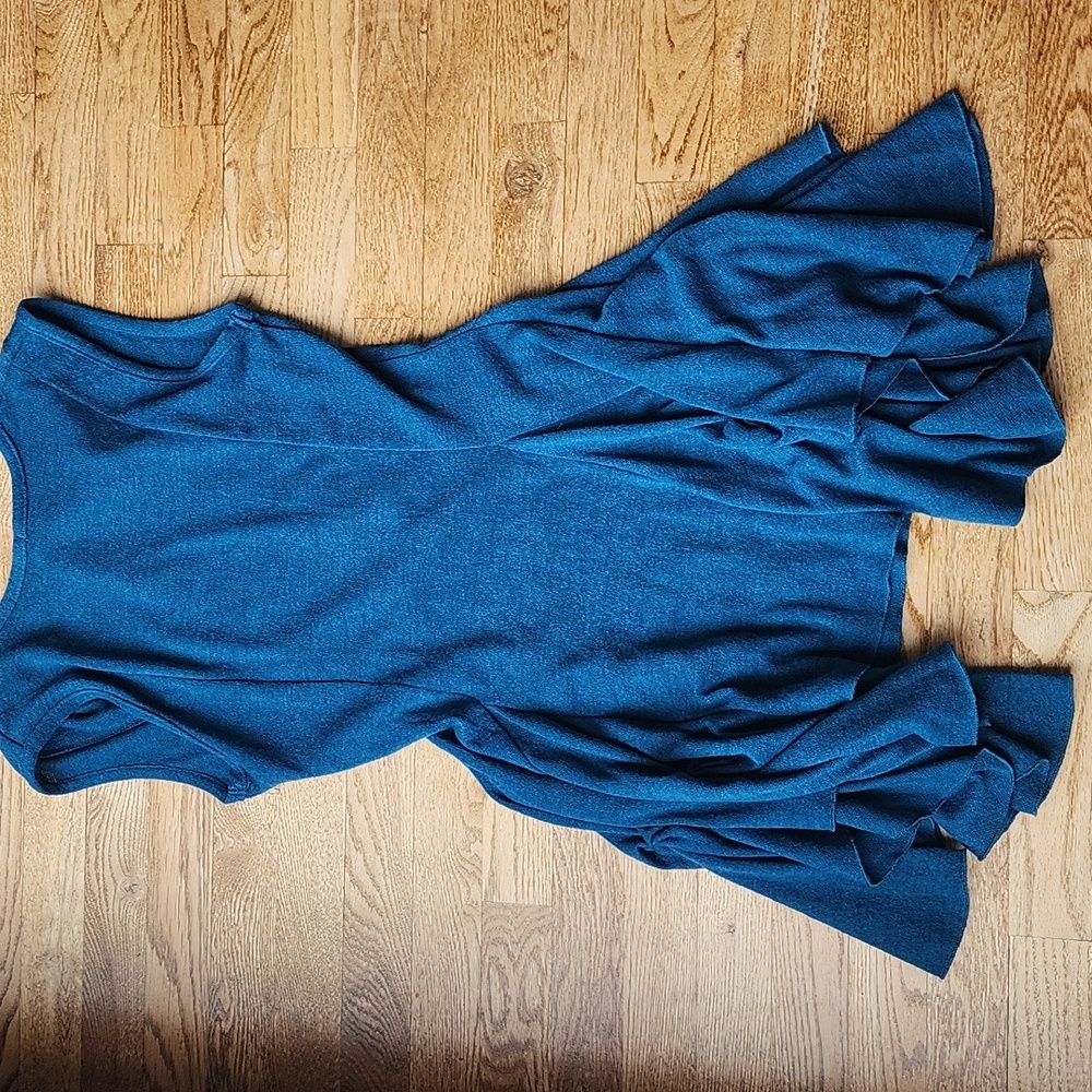 (S) Papillon Teal Tunic with Button Detail Fairycore Bohemian Soft Comfy Magical - Picture 9 of 9